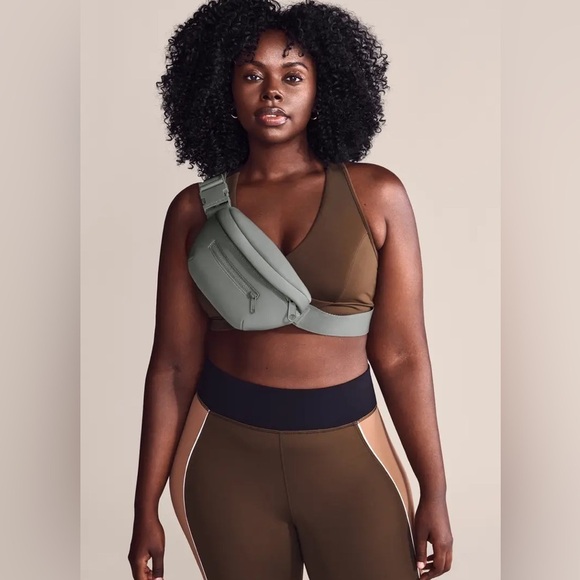 Dagne Dover Ace Neoprene Water Resistant Belt Bag Fanny Pack SAGE - Picture 2 of 11